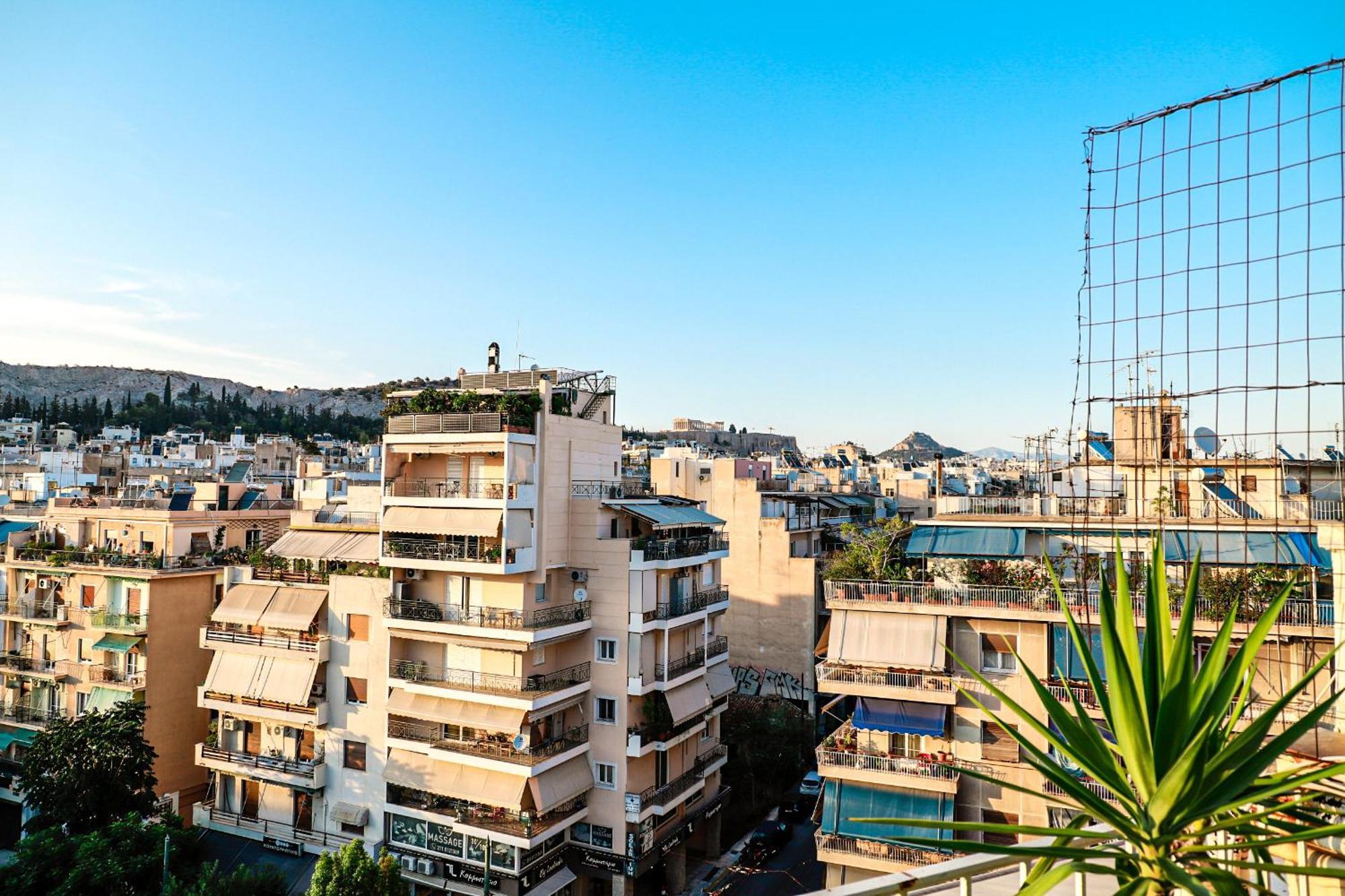 Renovated Apartment With Roof Garden Access, 15 M Walk To Acropolis เอเธนส์ ภายนอก รูปภาพ